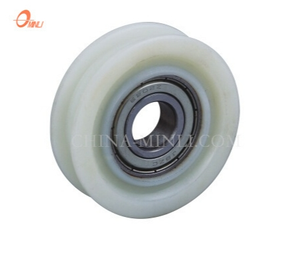 White Wheel Sliding Metal Components Window Door Roller Pulley(ML-AH002)
