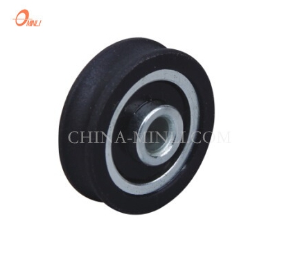 U Groove Plastic Pulley Sliding Window Door Roller