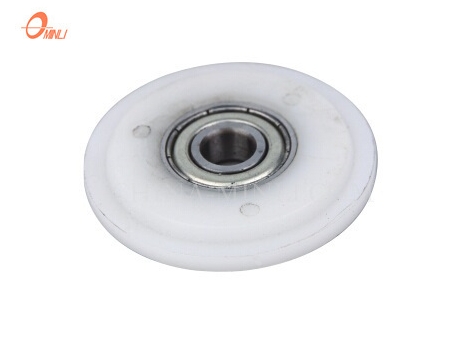 White Y Groove Bearing Nylon Wheel Sliding Window Door Roller (ML-AY002)
