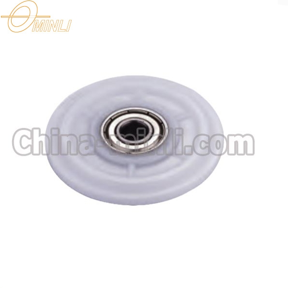 White Y Groove Bearing Nylon Wheel Sliding Window Door Roller (ML-AY002)