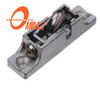 Factory Zinc Bracket Pulley Nylon Roller for Wardrobe Or Furniture Sliding Door (ML-FS035)