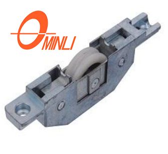 Factory Zinc Bracket Pulley Nylon Roller for Wardrobe Or Furniture Sliding Door (ML-FS035)