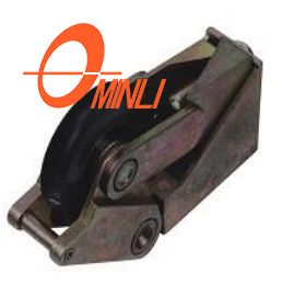 Factory Zinc Bracket Pulley Nylon Roller for Wardrobe Or Furniture Sliding Door (ML-FS035)