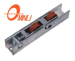 Window Door Accessories Aluminum Bracket Pulley with Double Nylon Coated Bearing (ML-GD012)