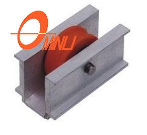 Tambor De Aluminio Aluminum Nylon Color Single Bracket Roller Pulley (ML-GS004)