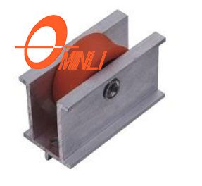Tambor De Aluminio Aluminum Nylon Color Single Bracket Roller Pulley (ML-GS004)