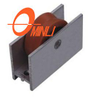 Tambor De Aluminio Aluminum Nylon Color Single Bracket Roller Pulley (ML-GS004)