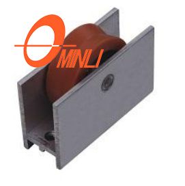 Tambor De Aluminio Aluminum Nylon Color Single Bracket Roller Pulley (ML-GS004)