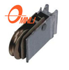 Rodamiento Del Dormitorio Aluminum Sliding Door Nylon Double Roller Bracket Pulley (ML-GD003